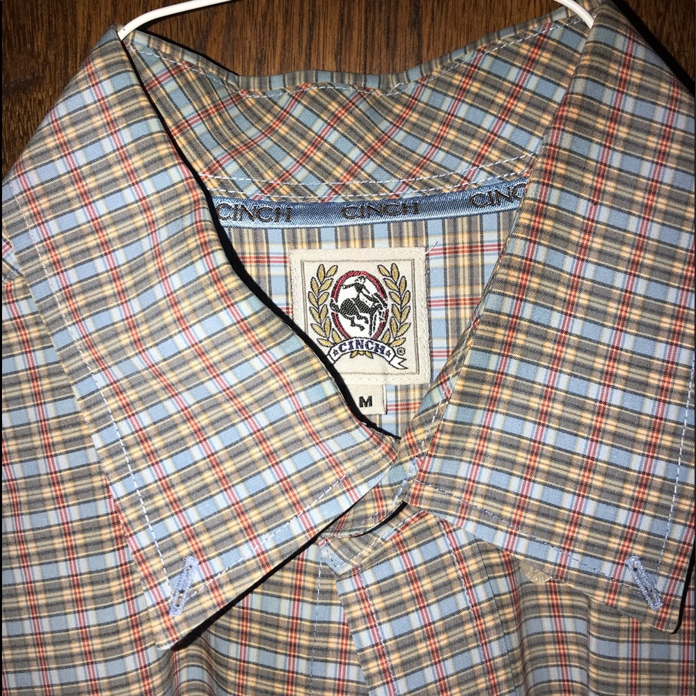 Cinch shirt men’s like new long sleeved